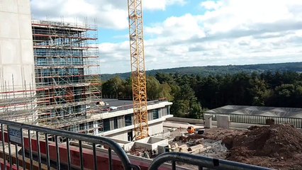 Visite du chantier du futur Centre d'Oncologie, unique en Wallonie, au CHU de Liège