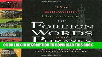 [PDF] Broswer s Dictionary of Foreingn Words and Phrases Exclusive Online
