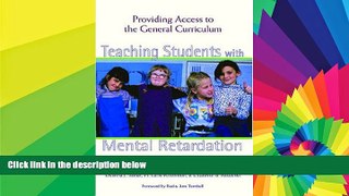 Must Have PDF  Teaching Students with Mental Retardation: Providing Access to the General