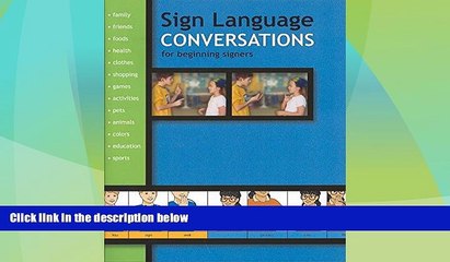 Big Deals  Sign Language Conversations for Beginning Signers (Sign Language Materials)  Best