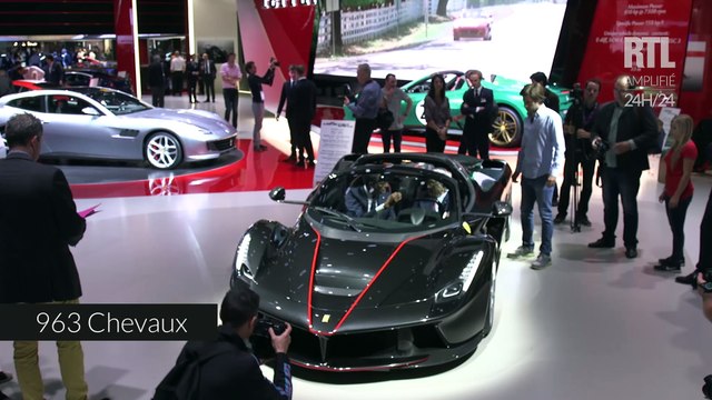 Christophe Bourroux essaie la Ferrari Aperta à Paris.