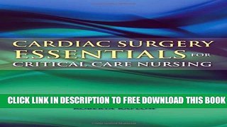 [PDF] Cardiac Surgery Essentials For Critical Care Nursing (Hardin, Cardiac Surgery Essentials for