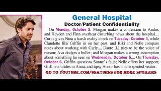 GH SPOILERS Alexis Hayden Finn Dante Morgan Sonny Ava General Hospital Promo Preview 9-30-16 10-3-16