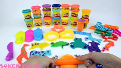 Germany Play Doh - How to make Glitter Fruit Play dough - Learn Colors Rainbow for Kids Sukem Fun
