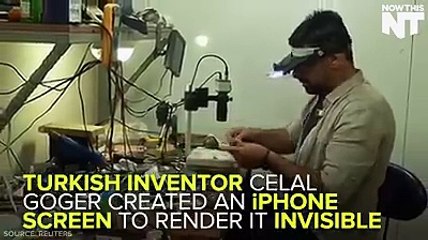 Turkish Man Invents Invisible iPhone Screen