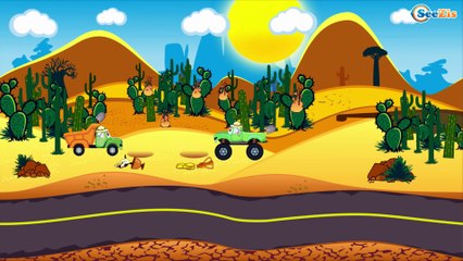 Pelleteuse! Voiture de course, Camion de pompiers, Voiture de police pour enfants