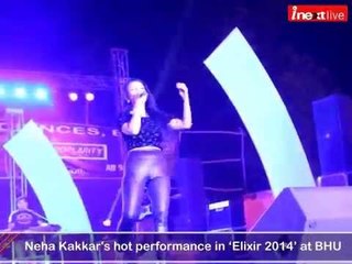 Neha Kakkar's hot performance in 'Elixir 2014' at BHU
