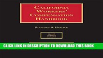 New Book California Workers  Compensation Handbook 2016: A Practical Guide to the Workers