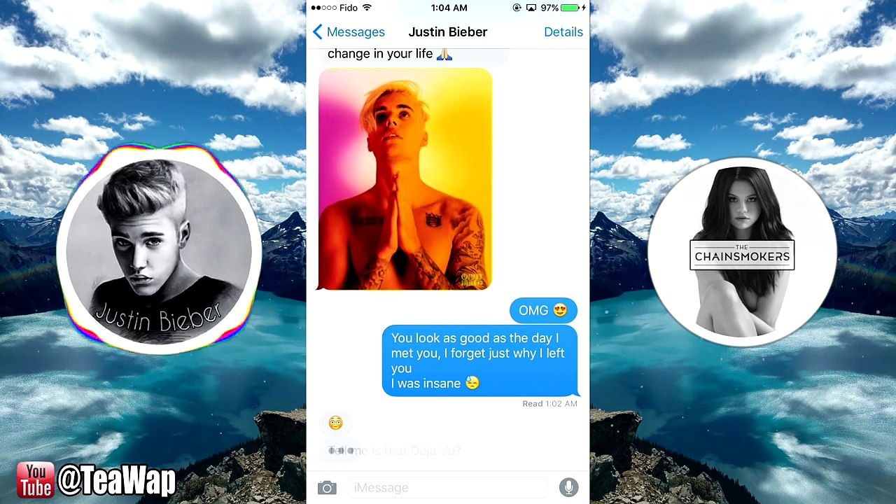 SELENA GOMEZ PRANKING JUSTIN BIEBER with The Chainsmokers "Dont Let Me Down" & "Closer" Lyric