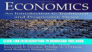 [PDF] Economics: An Introduction to Traditional and Progressive Views Popular Collection