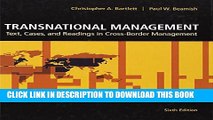 [PDF] Transnational Management: Text, Cases   Readings in Cross-Border Management Popular Colection