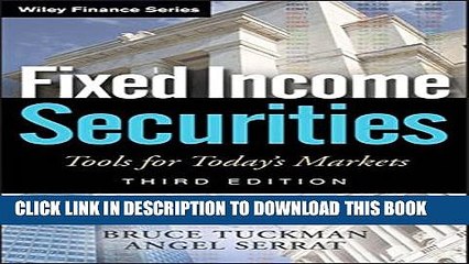 New Book Fixed Income Securities: Tools for Today s Markets