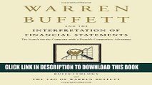 New Book Warren Buffett and the Interpretation of Financial Statements: The Search for the Company