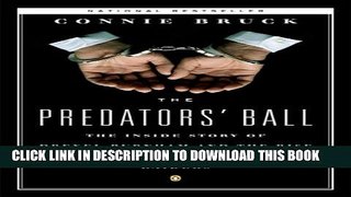 New Book The Predators  Ball: The Inside Story of Drexel Burnham and the Rise of the JunkBond