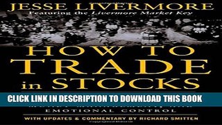 New Book How to Trade In Stocks