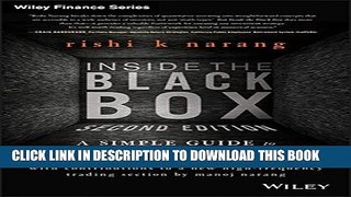 New Book Inside the Black Box: A Simple Guide to Quantitative and High Frequency Trading