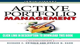 Collection Book Active Portfolio Management: A Quantitative Approach for Producing Superior