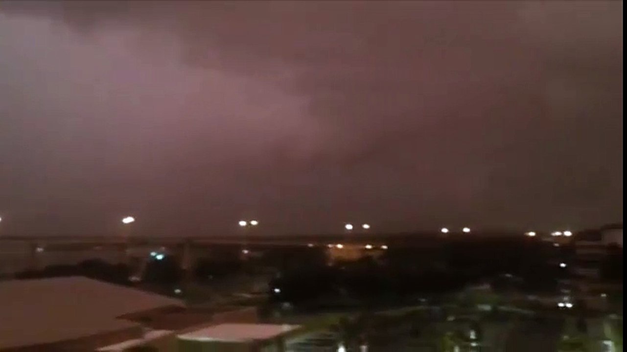 Big Storm at Dusk