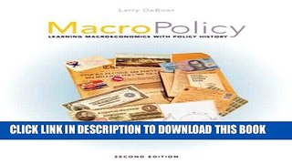 [PDF] MacroPolicy (2nd Edition) Full Online