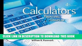 [PDF] Calculators: Printing and Display Popular Collection