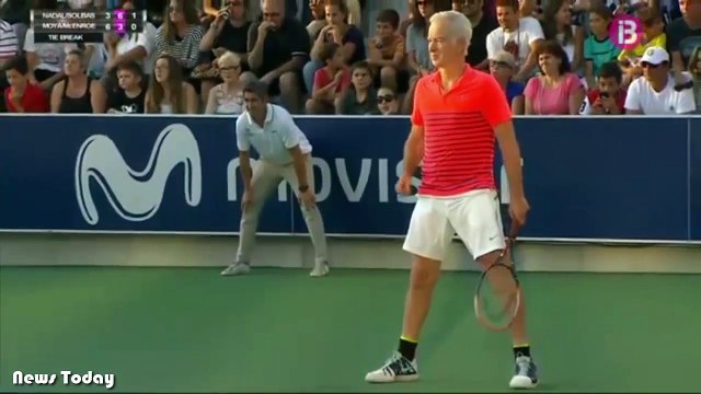 Rafael Nadal Stops Tennis Match as Distraught Mother Looks for her Little Girl Lost in the Crowd