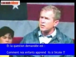 Moments forts des discours de GW Bush