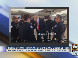 Silence from Trump after Phoenix sends cease and desist letter