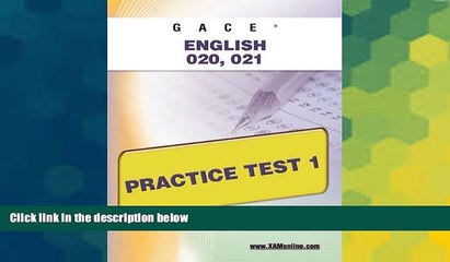 Big Deals  GACE English 020, 021 Practice Test 1  Best Seller Books Best Seller