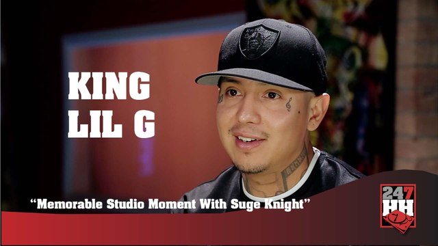 King Lil G - Memorable Studio Moment With Suge Knight (247HH Exclusive) (247HH Wild Tour Stories)