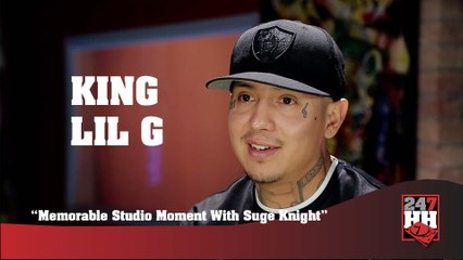 King Lil G - Memorable Studio Moment With Suge Knight (247HH Exclusive)  (247HH Wild Tour Stories)