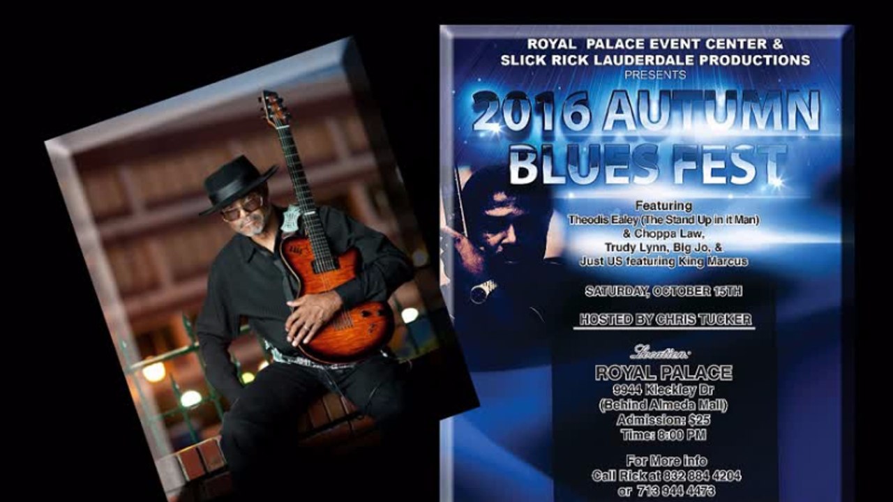 The Autumn Fest Feat. Theodis Ealey - Oct 15th - Royal Palace Events Center - Houston TX