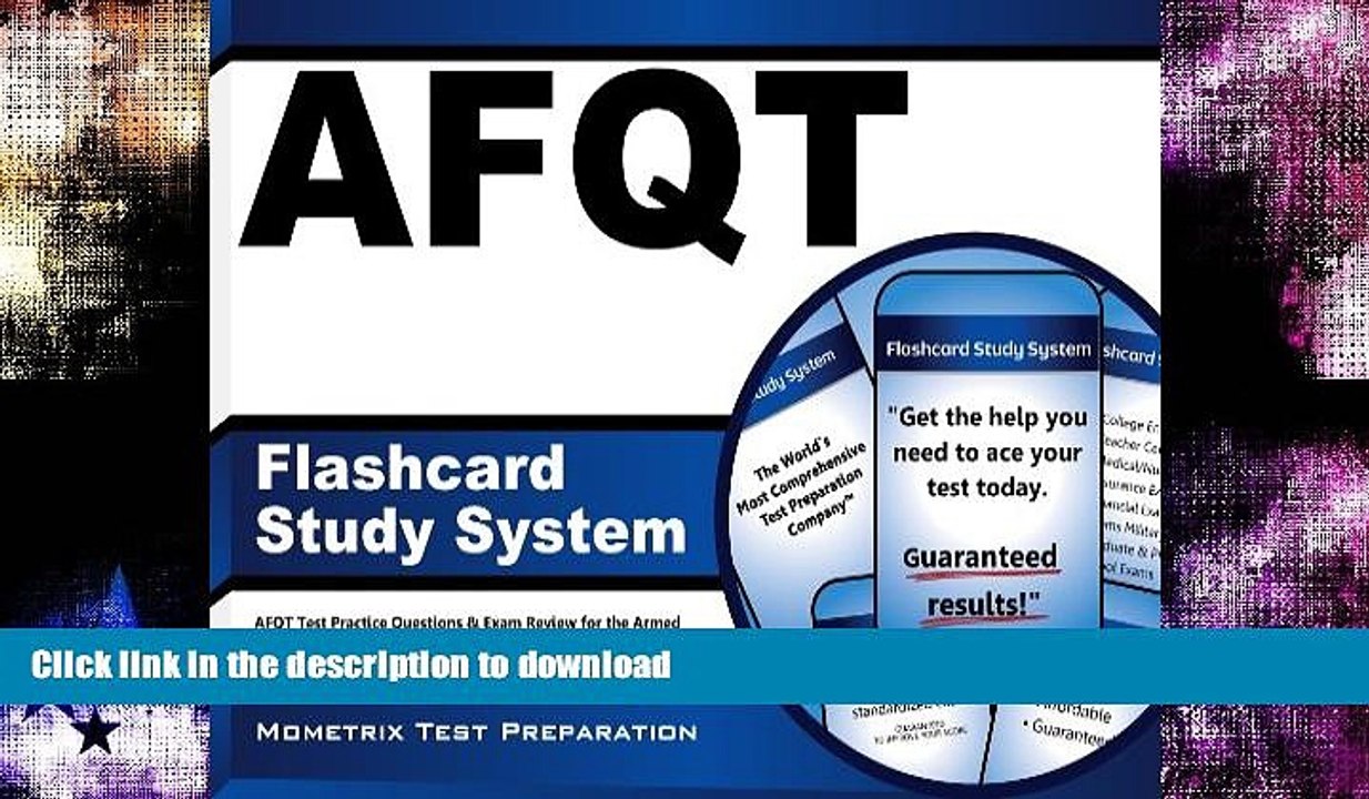 FAVORITE BOOK  AFQT Flashcard Study System: AFQT Test Practice Questions   Exam Review for the