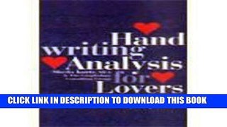 [PDF] Handwriting Analysis for Lovers Full Collection