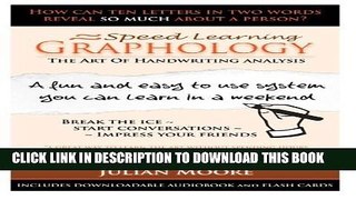 [PDF] Graphology - The Art Of Handwriting Analysis (Speed Learning) by Julian Moore (2012-09-27)