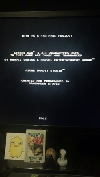 Spider-Man Game Opening Screen Test