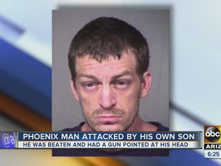 Police: Son arrested for pointing gun at father, pulling trigger