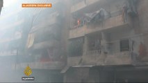 Phosphorus bombs rain down on Syria's Aleppo