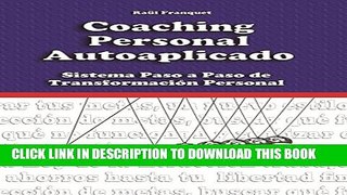 [New] Coaching Personal Autoaplicado: Sistema Paso a Paso de TransformaciÃ³n Personal (live