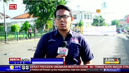 Perlintasan Sebidang KA Pasar Senen Diuji Coba Penutupan