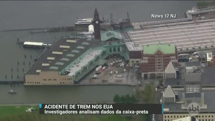 Investigadores analisam dados da caixa-preta do trem que descarrilou nos EUA