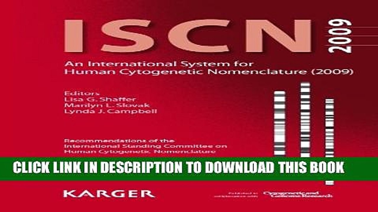 [PDF] ISCN 2009: An International System for Human Cytogenetic Nomenclature (2009):