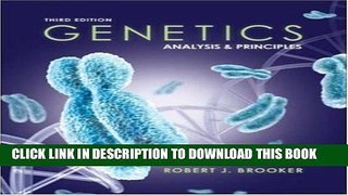 [PDF] Genetics: Analysis and Principles Full Online