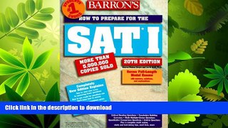 FAVORITE BOOK  Barron s Sat I How to Prepare for the Sat I (Barron s How to Prepare for  the Sat