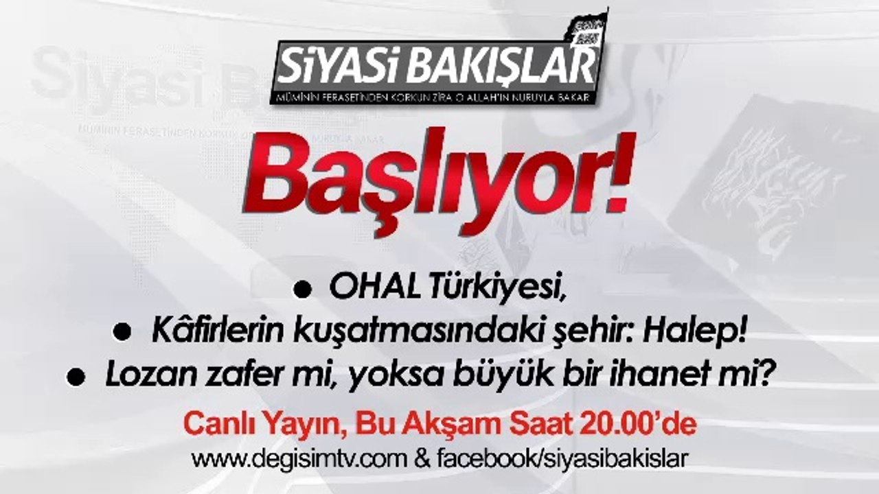 OHAL Türkiyesi!