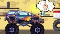 Cars Kids Cartoon | The Police Car with Emergency Vehicles - The Fire Truck. Cartoons for children