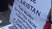 Imran Khan supporters set new example in London , set  laod speaker in front of Nawaz sharif house in London