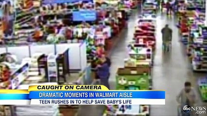 Une ado de 17 ans sauve un bébé en arret respiratoire dans un supermarché