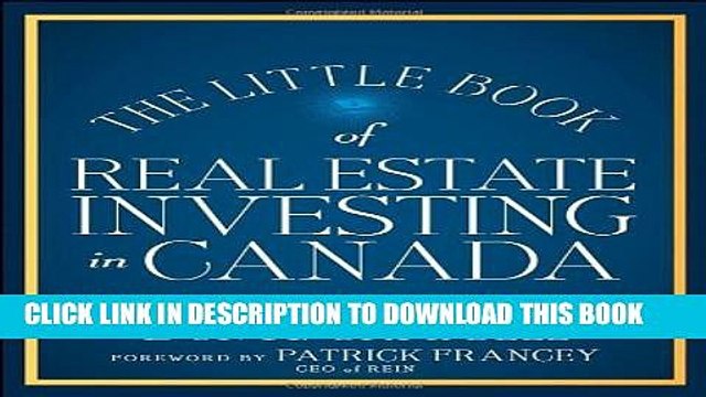 [PDF] The Little Book of Real Estate Investing in Canada Popular Collection