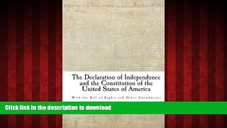 FAVORIT BOOK The Declaration of Independence and the Constitution of the United States of America