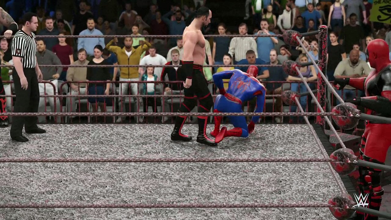 WWE 2K16 the ascension v spidey-pool